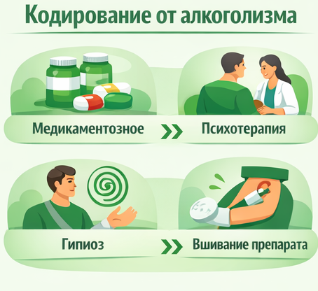 кодирование от алкоголизма в Мантурово Санати